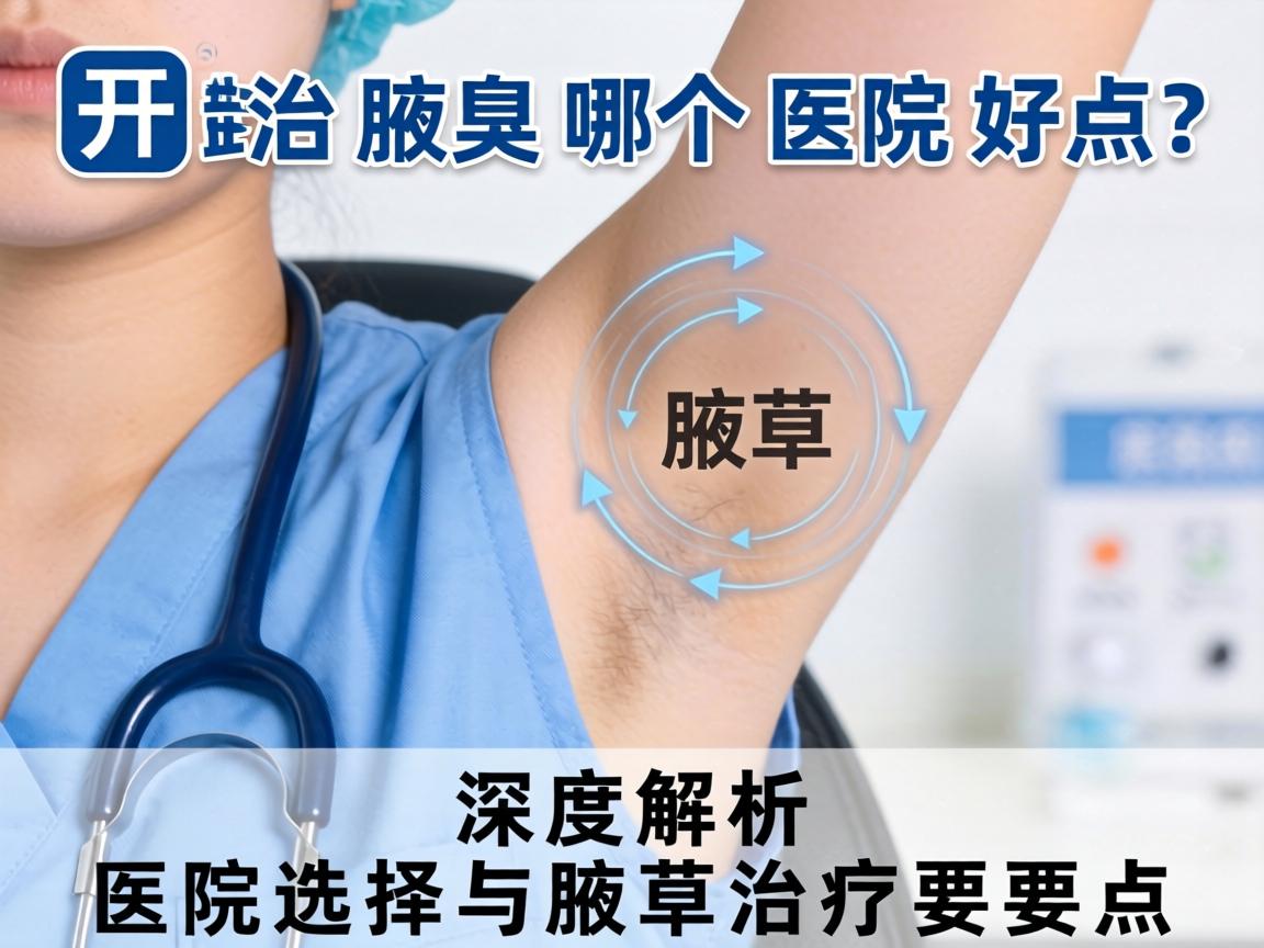 开封治腋臭哪个医院好点？深度解析医院选择与腋臭治疗要点