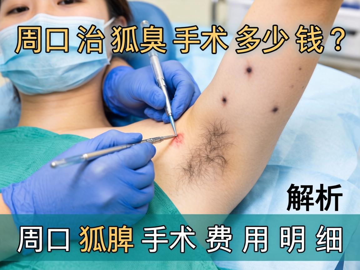 周口治狐臭手术多少钱？解析周口狐臭手术费用明细
