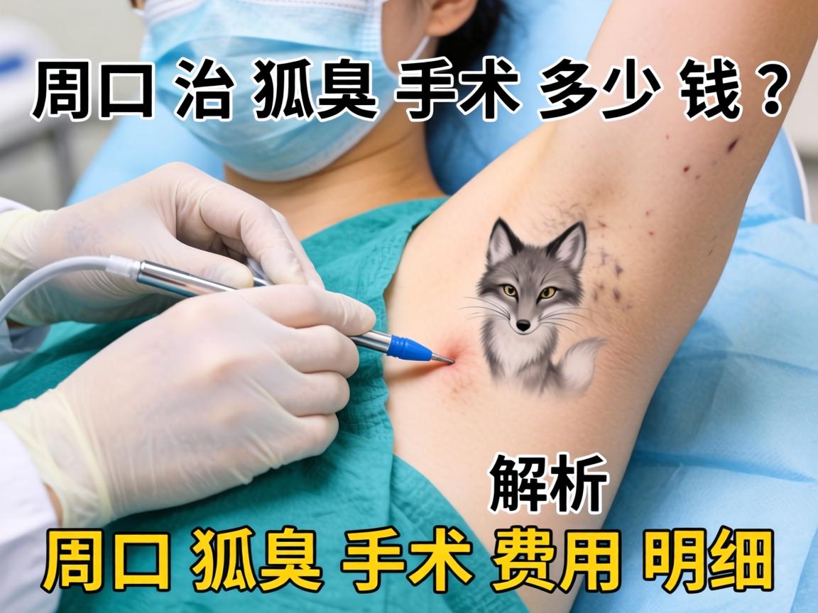 周口治狐臭手术多少钱？解析周口狐臭手术费用明细
