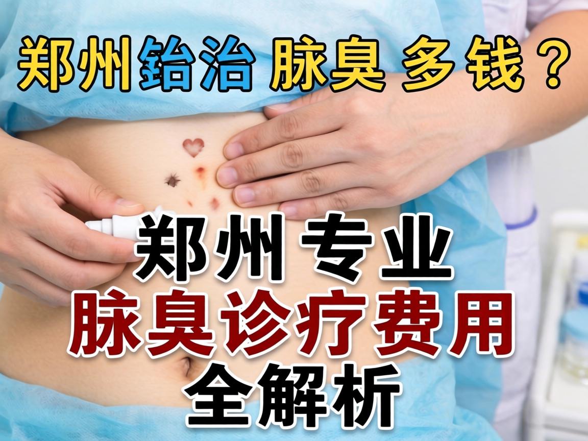 郑州治腋臭多钱？郑州专业腋臭诊疗费用全解析