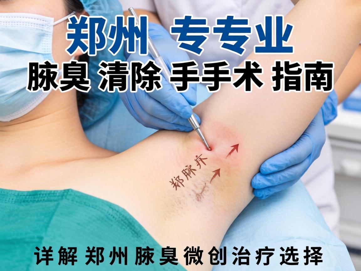 郑州专业腋臭清除手术指南，详解郑州腋臭微创治疗选择