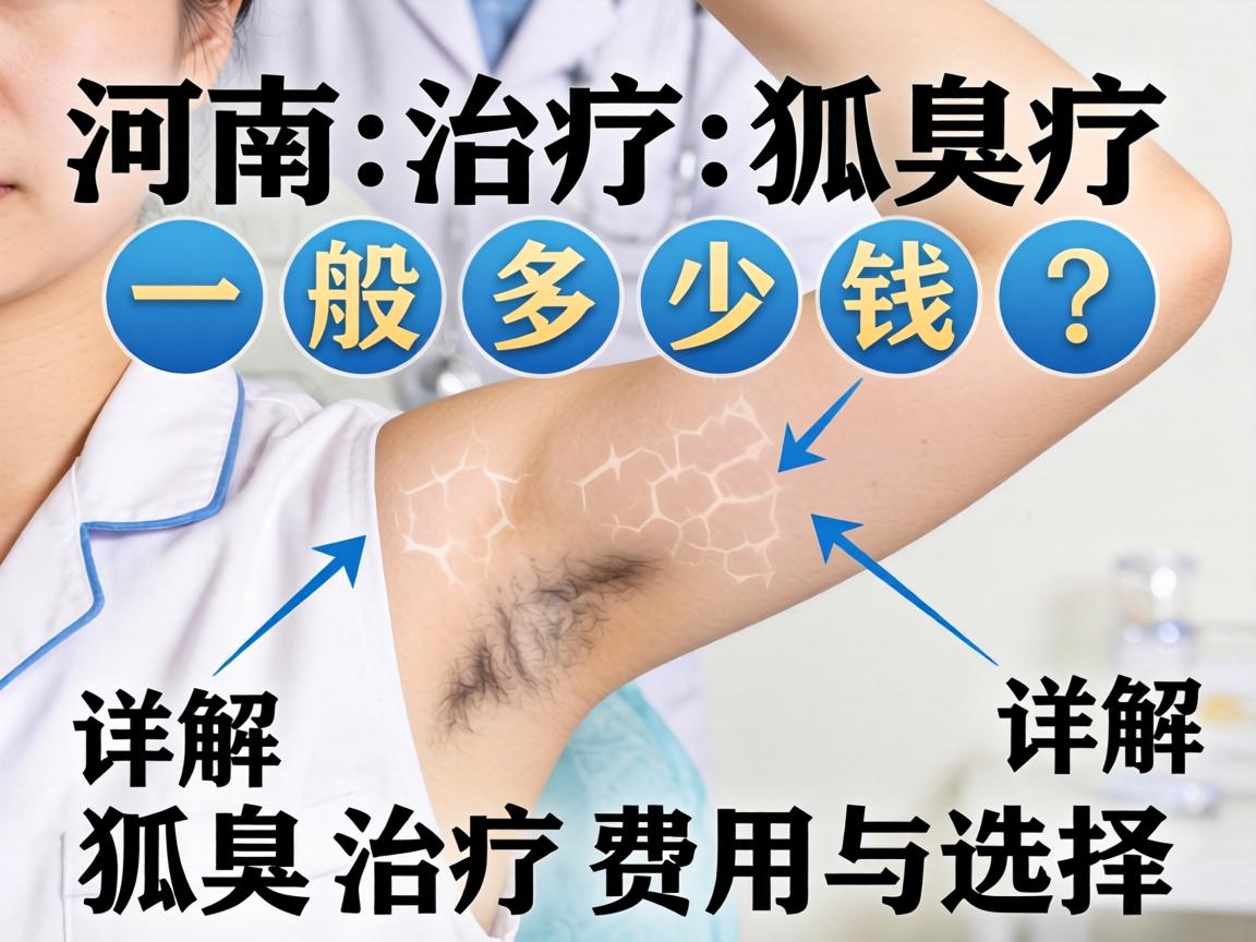 河南治疗狐臭一般多少钱？详解狐臭治疗费用与选择