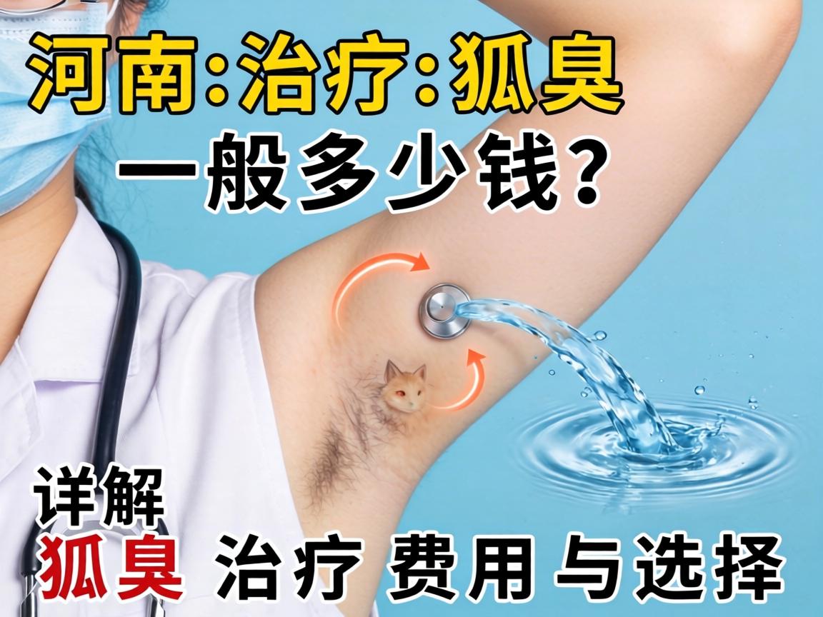 河南治疗狐臭一般多少钱？详解狐臭治疗费用与选择
