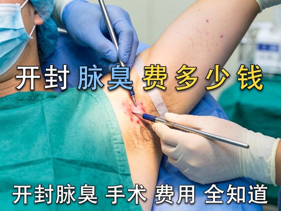 深度解析开封腋臭手术费多少钱，开封腋臭手术费用全知道