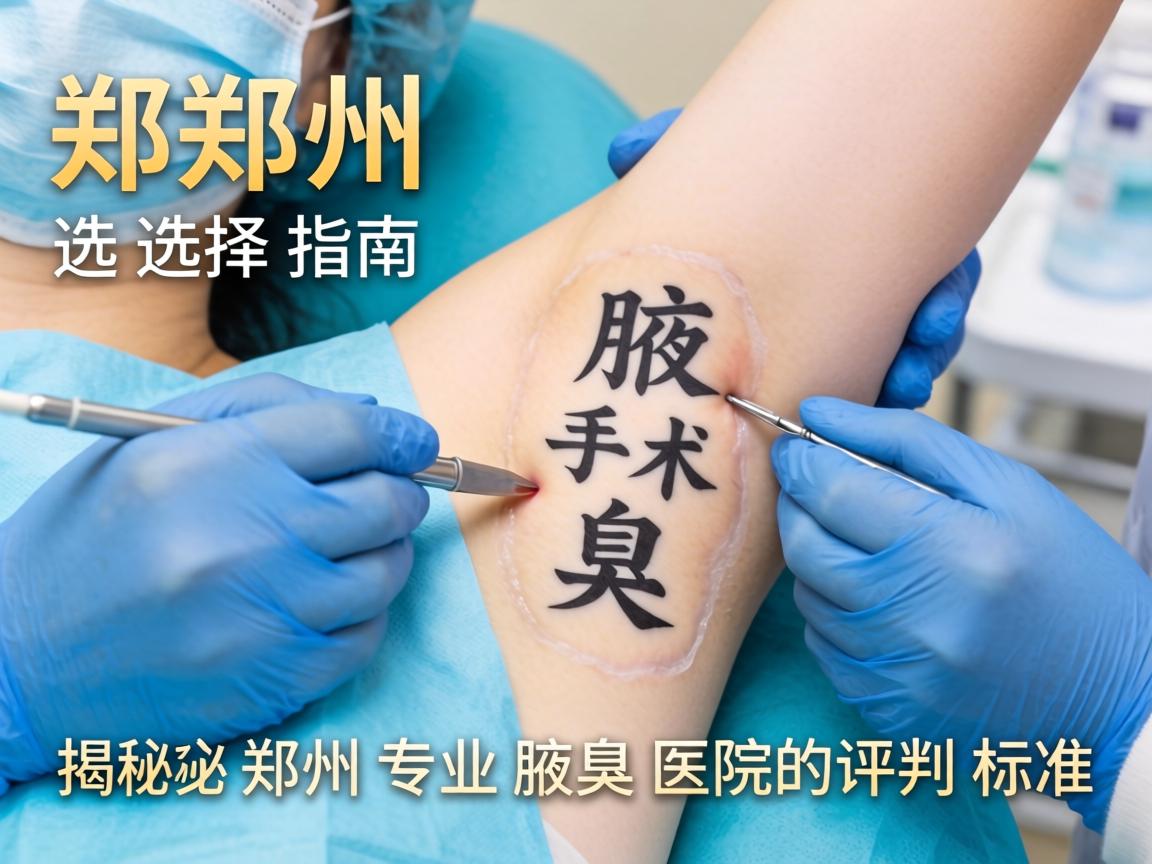 郑州腋臭手术选择指南，揭秘郑州专业腋臭医院的评判标准