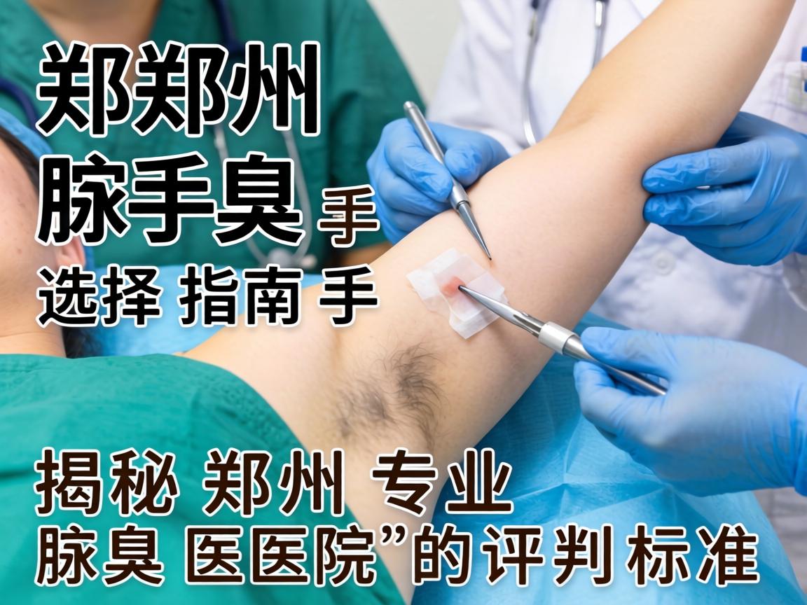 郑州腋臭手术选择指南，揭秘郑州专业腋臭医院的评判标准
