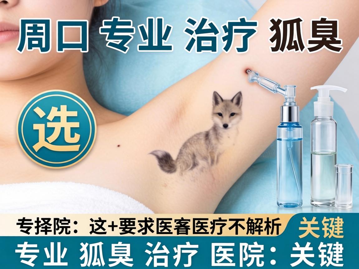 周口专业治疗狐臭医院解析，选择专业狐臭治疗医院的关键