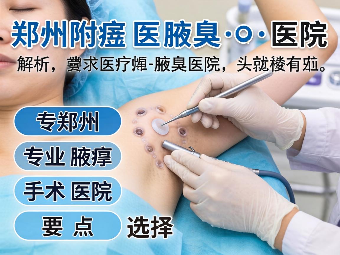 郑州附医腋臭医院解析，郑州专业腋臭手术医院的选择要点
