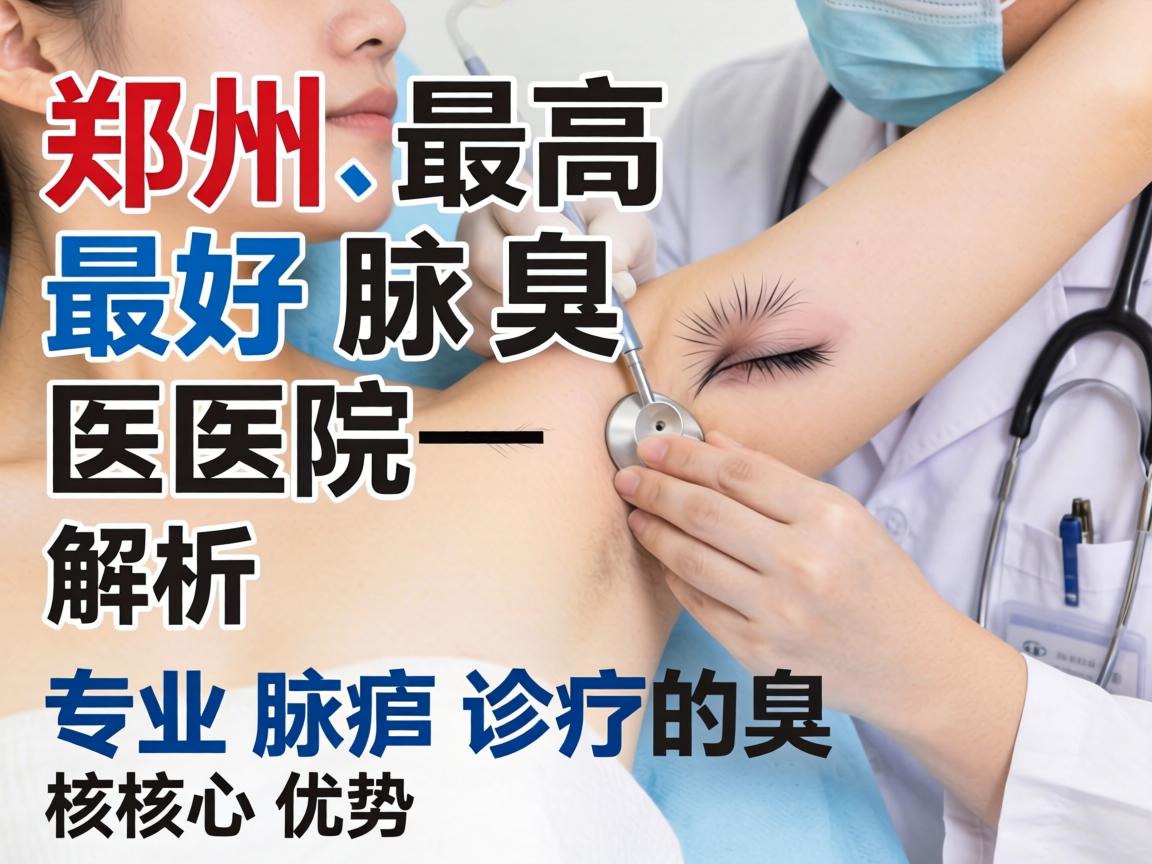 郑州最好腋臭医院解析，郑州专业腋臭诊疗的核心优势
