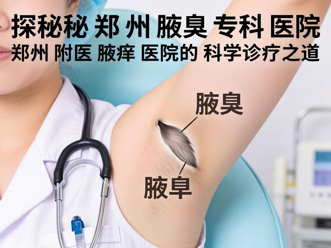 探秘郑州腋臭专科医院，郑州附医腋臭医院的科学诊疗之道