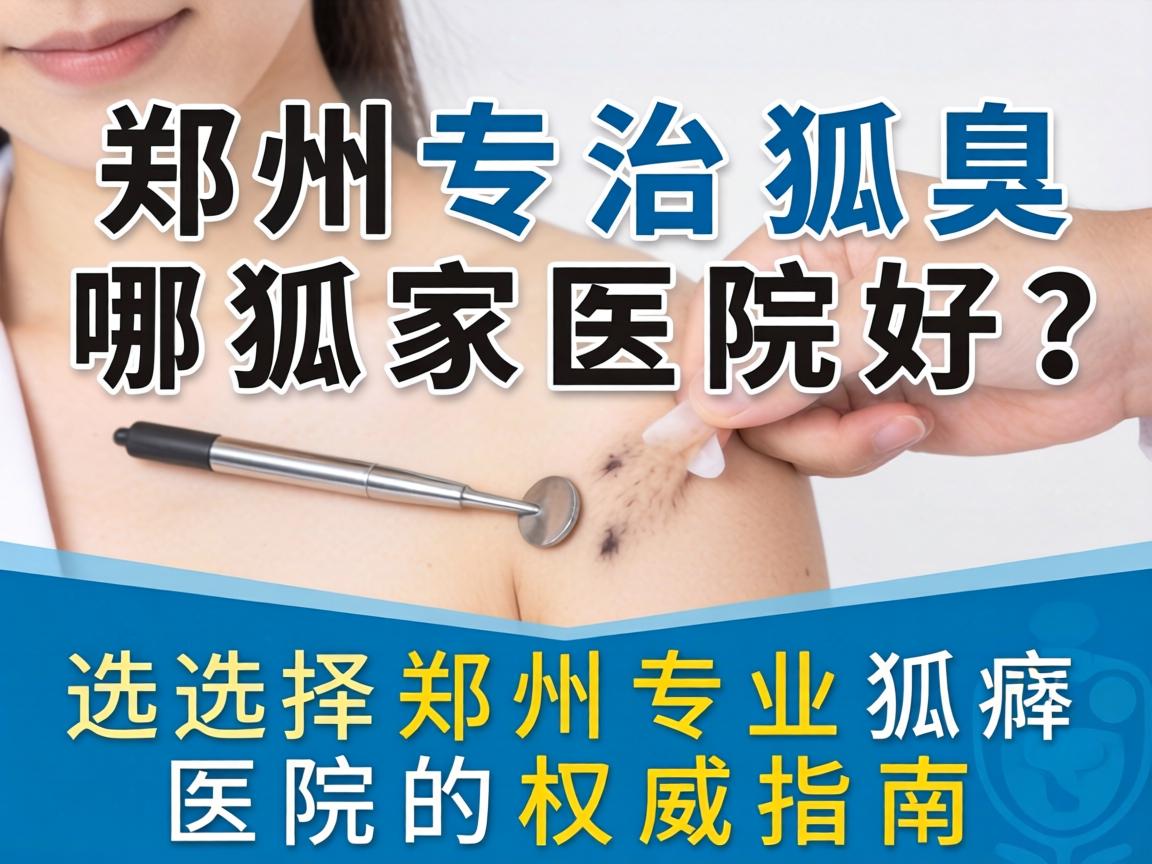 郑州专治狐臭哪家医院好？选择郑州专业狐臭医院的权威指南
