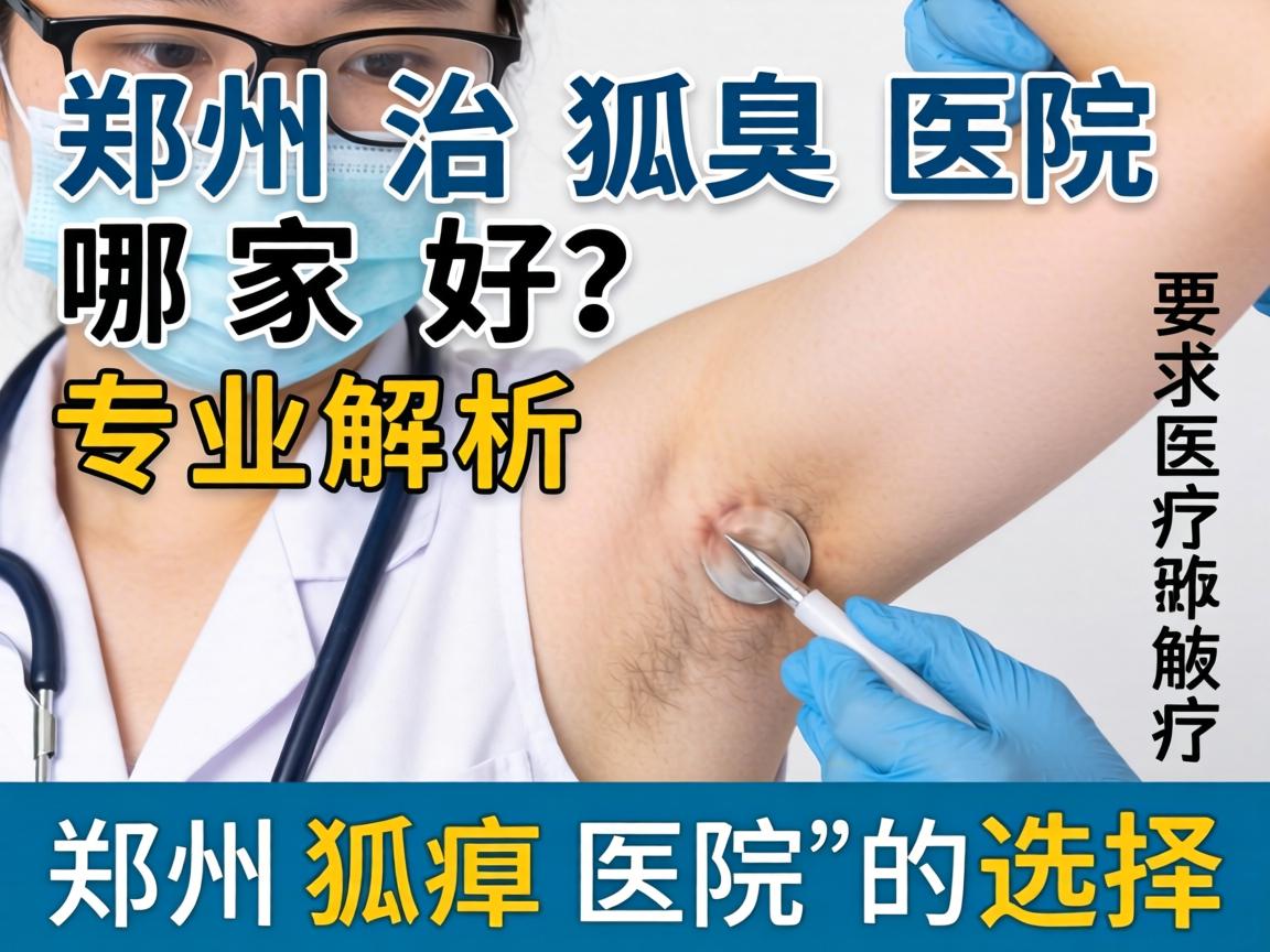 郑州治狐臭医院哪家好？专业解析郑州狐臭医院的选择