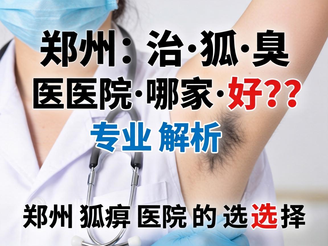 郑州治狐臭医院哪家好？专业解析郑州狐臭医院的选择
