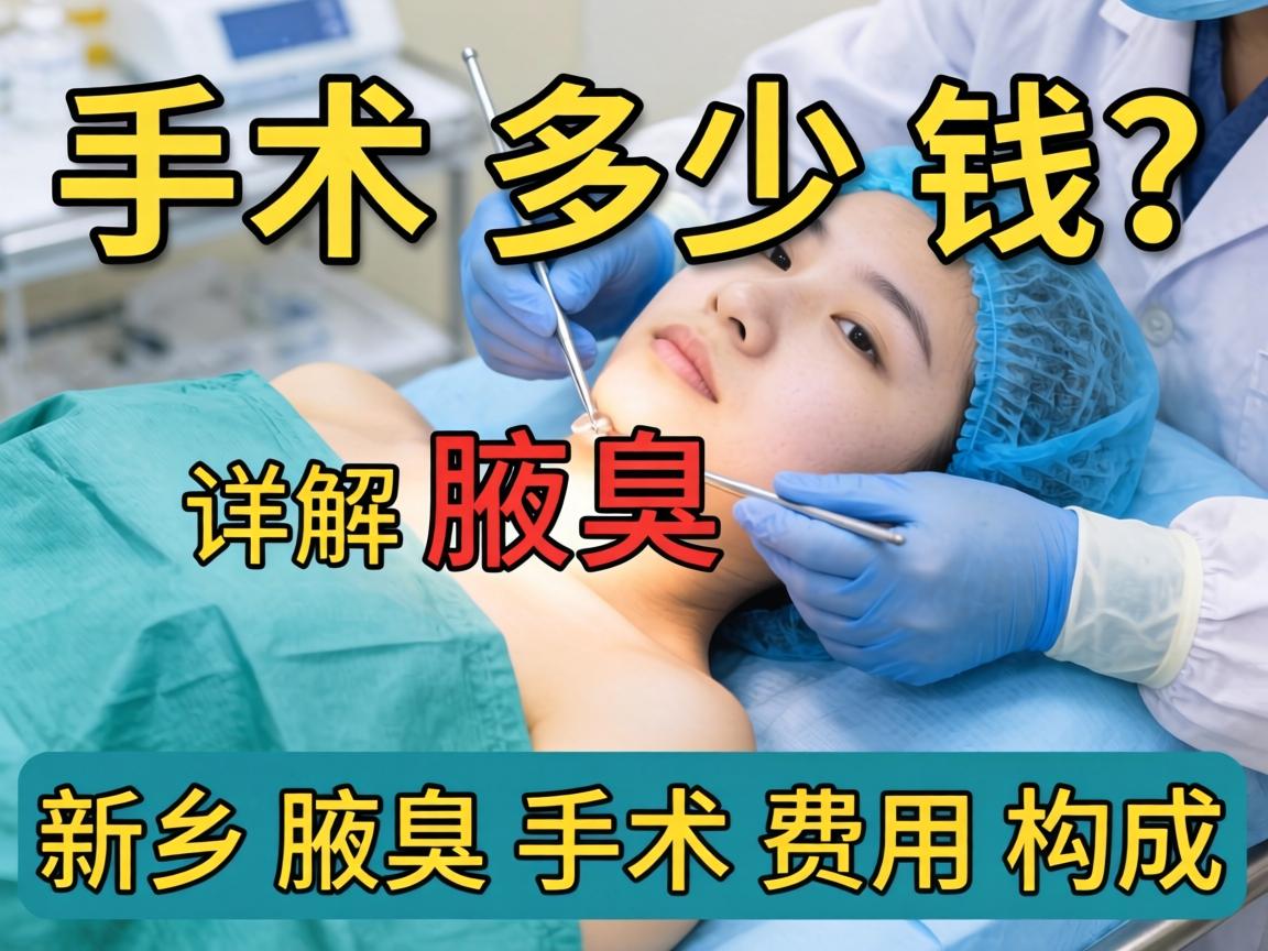 新乡腋臭手术多少钱？详解新乡腋臭手术费用构成