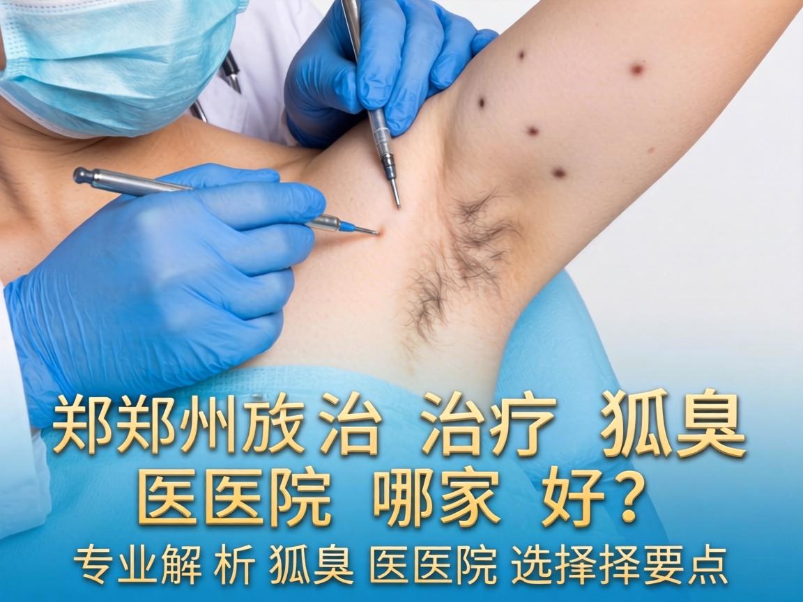 郑州治疗狐臭医院哪家好？专业解析狐臭医院选择要点