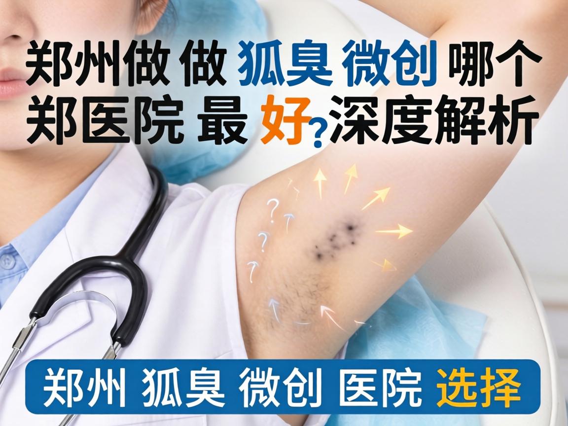 郑州做狐臭微创哪个医院最好？深度解析郑州狐臭微创医院选择