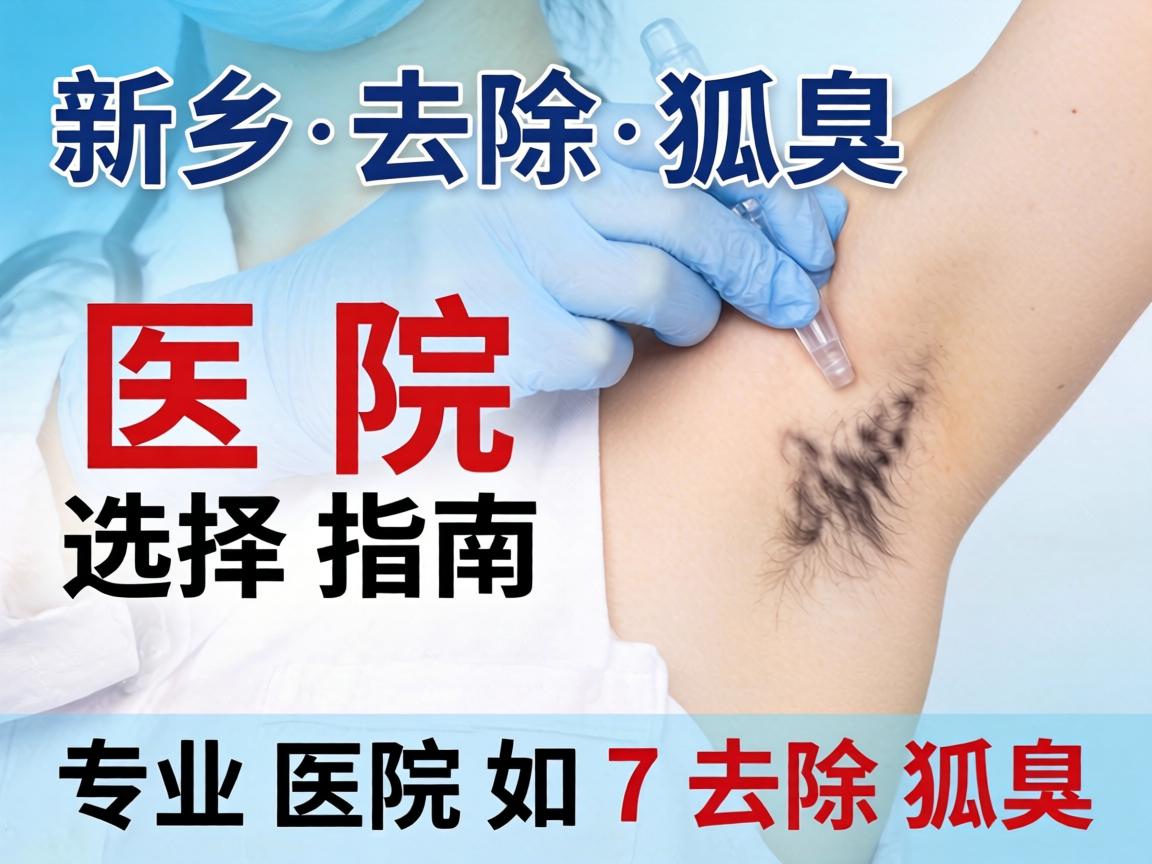 新乡去除狐臭医院选择指南，专业医院如何去除狐臭