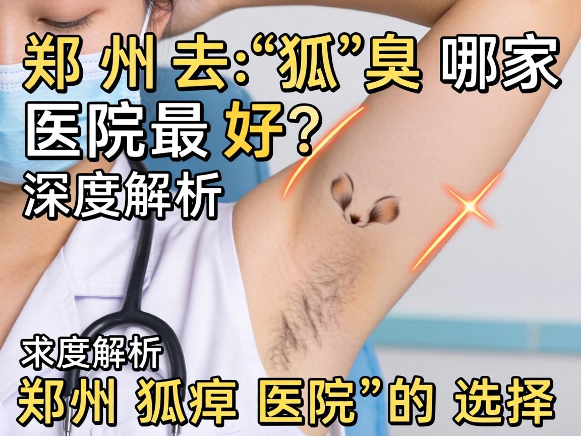 郑州去狐臭哪家医院最好？深度解析郑州狐臭医院的选择