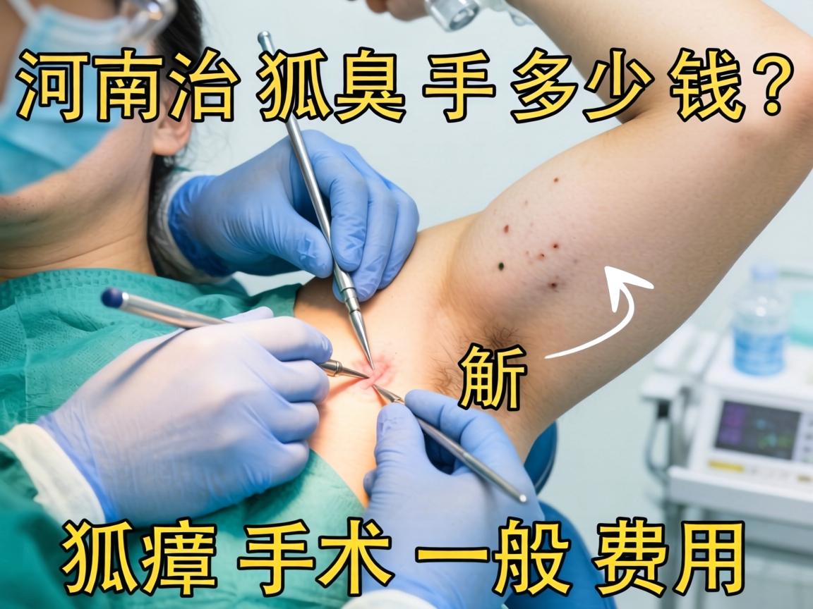 河南治狐臭手术多少钱？解析狐臭手术一般费用