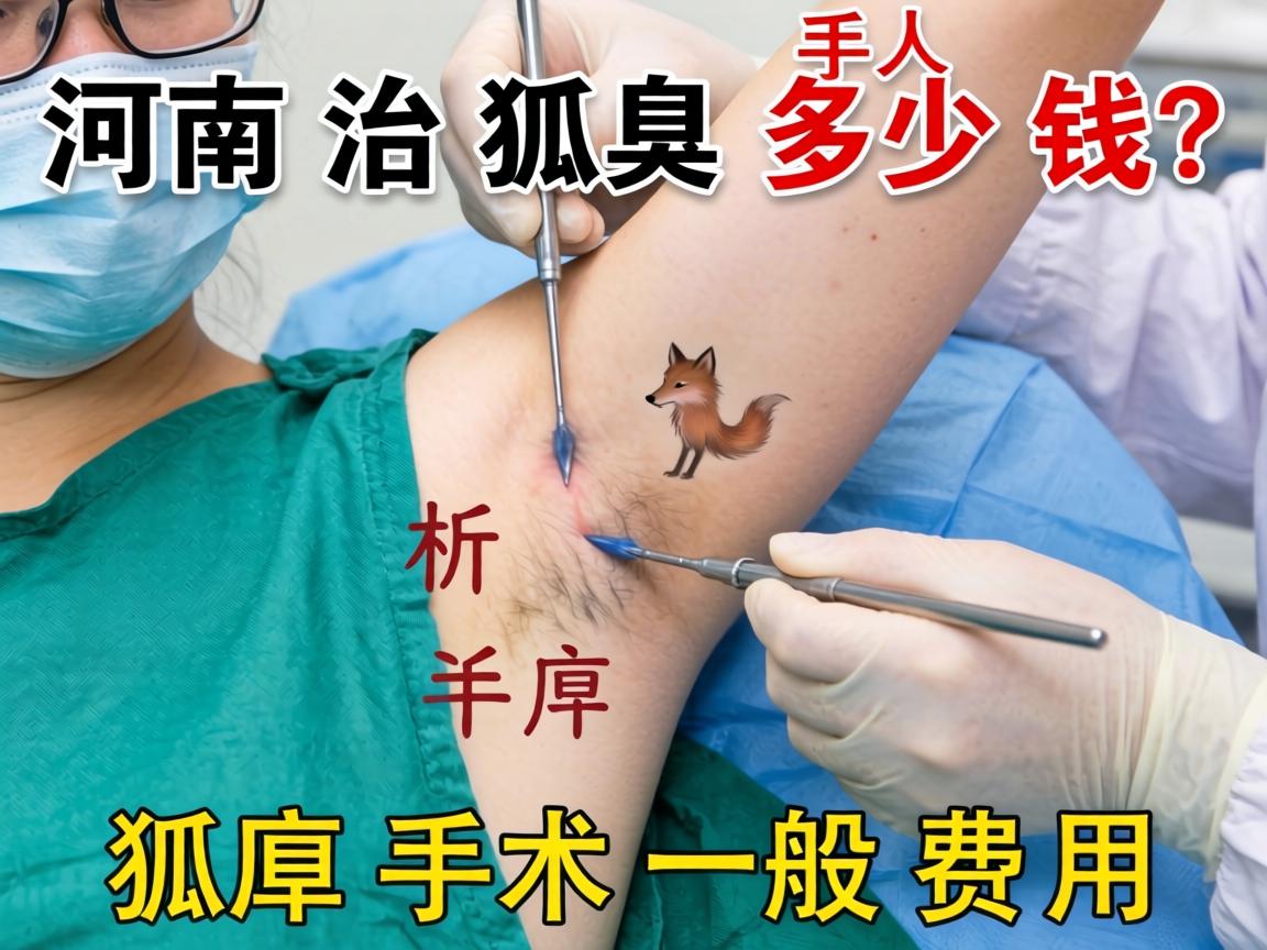河南治狐臭手术多少钱？解析狐臭手术一般费用