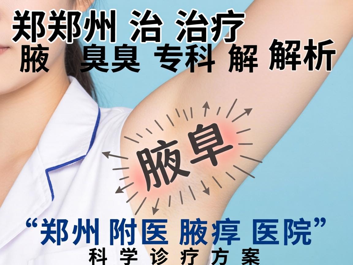 郑州治疗腋臭专科解析，郑州附医腋臭医院的科学诊疗方案