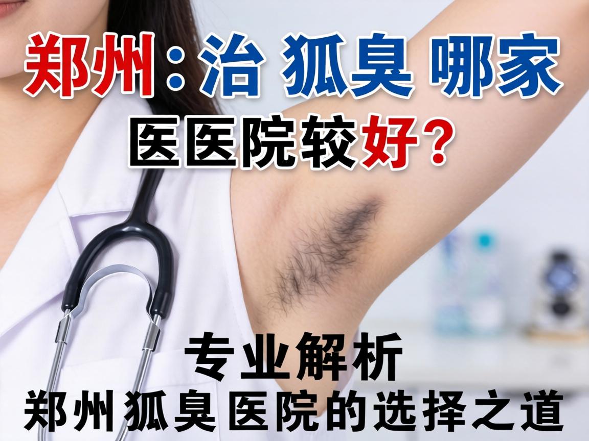 郑州治狐臭哪家医院较好？专业解析郑州狐臭医院的选择之道