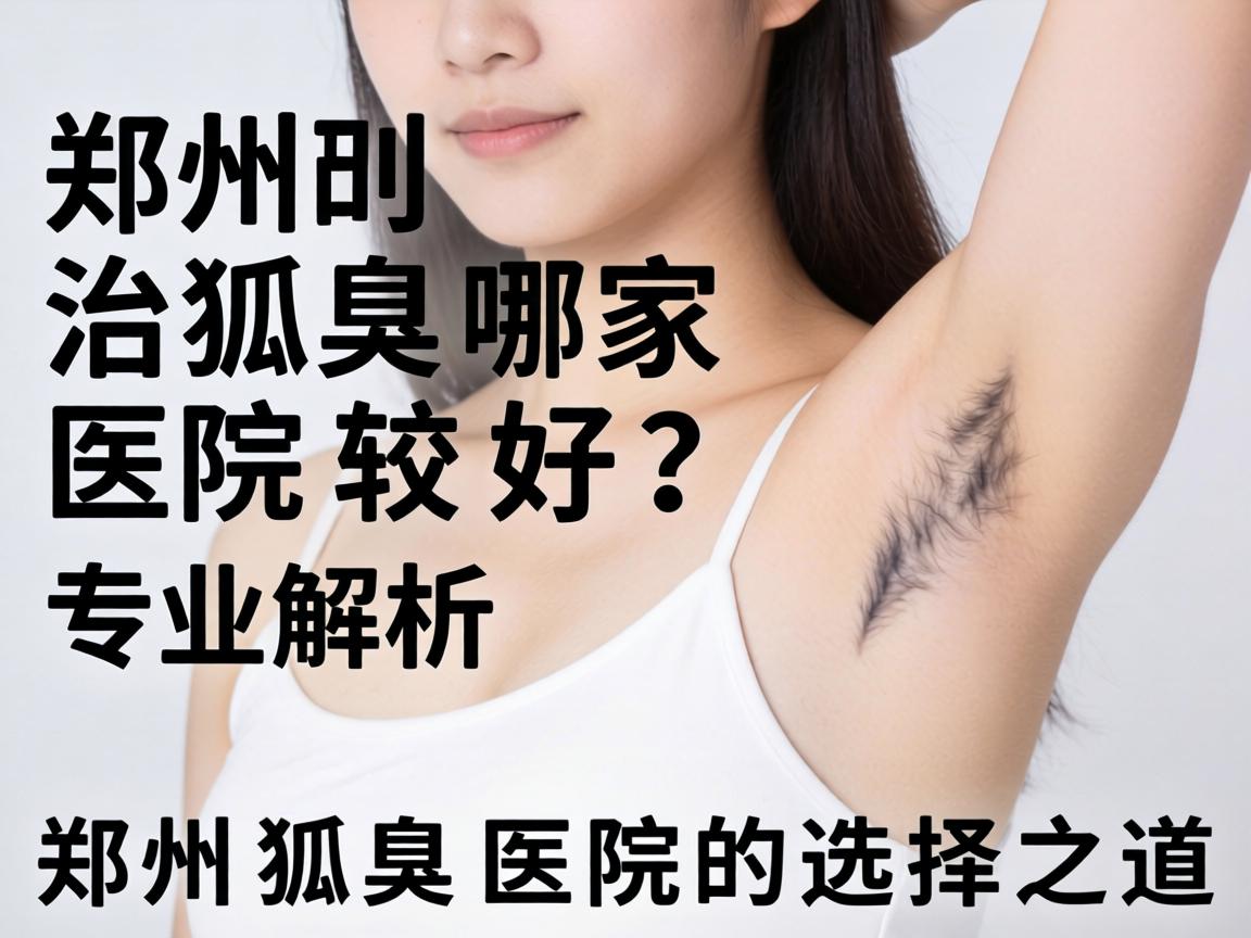 郑州治狐臭哪家医院较好？专业解析郑州狐臭医院的选择之道