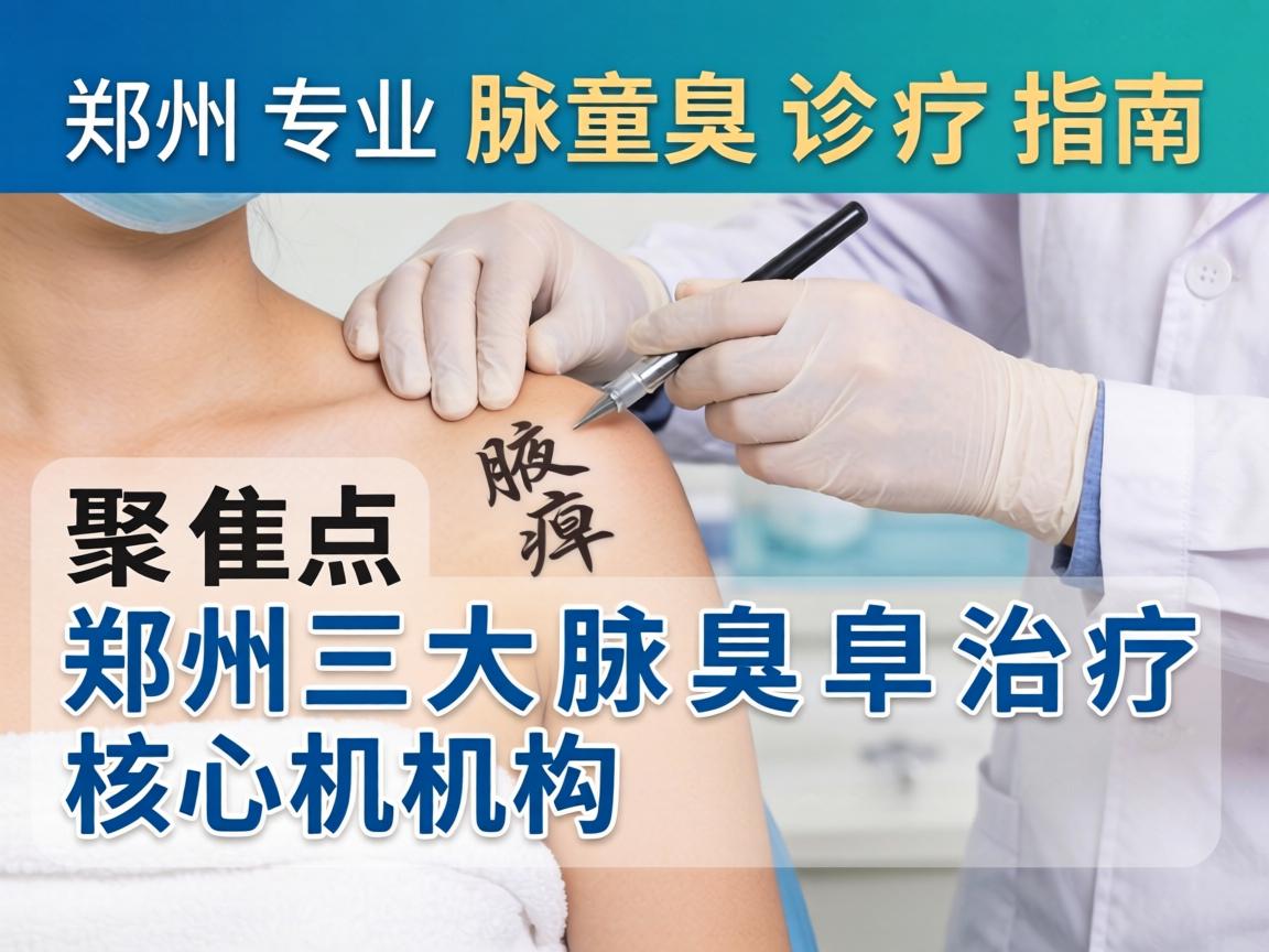 郑州专业腋臭诊疗指南，聚焦郑州三大腋臭治疗核心机构