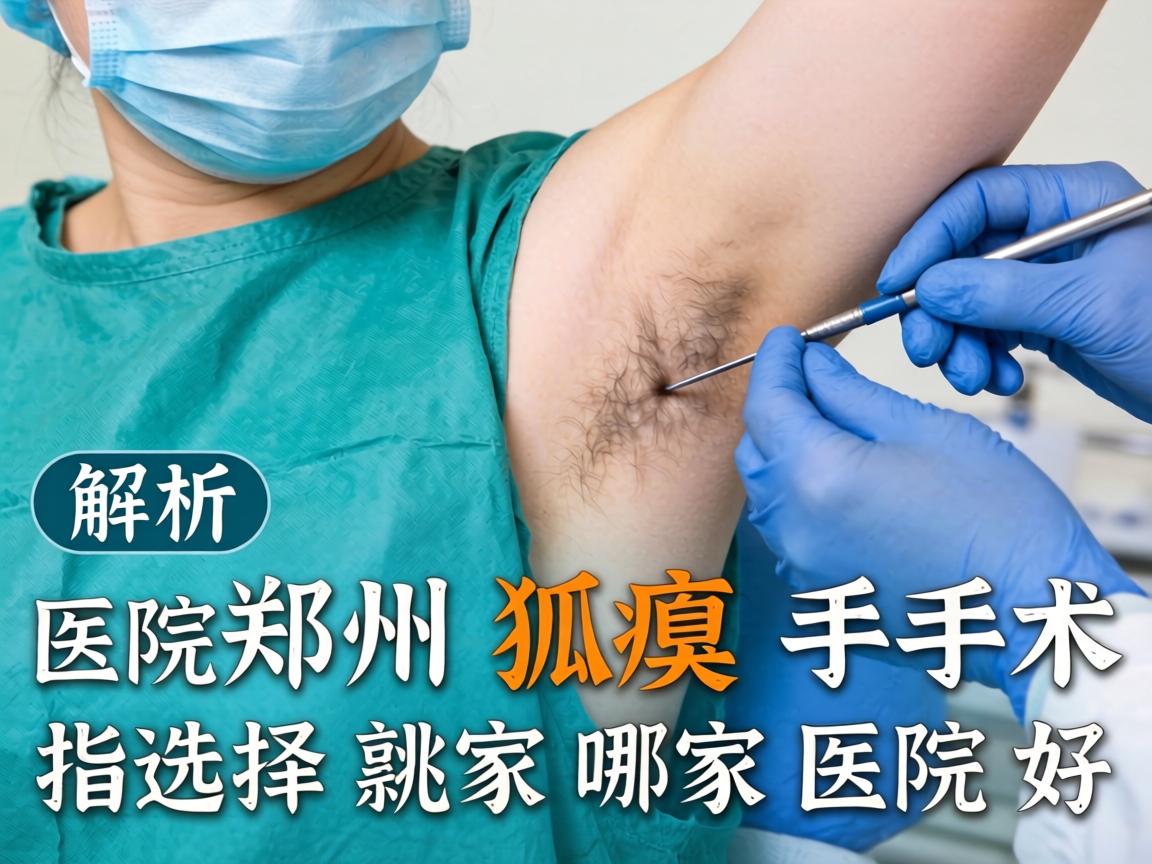 郑州狐臭手术医院选择指南，解析郑州狐臭手术哪家医院好