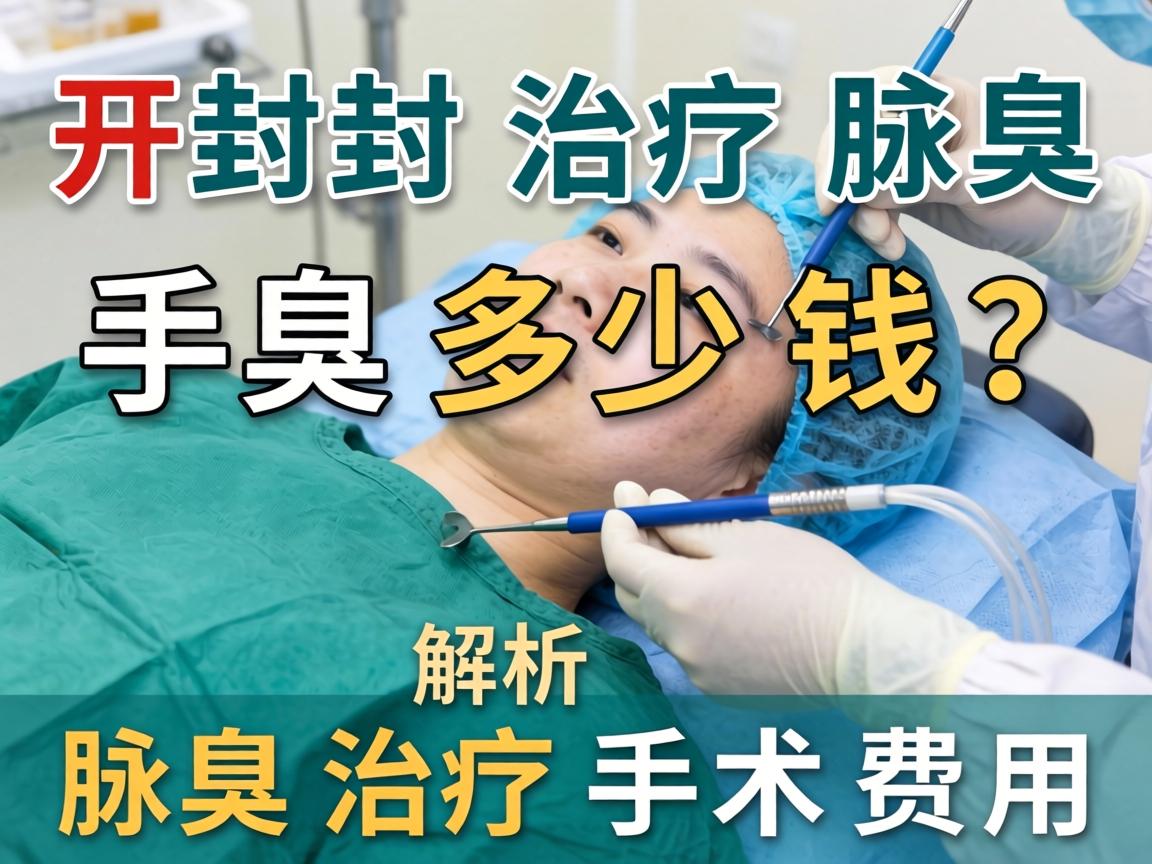 开封治疗腋臭手术多少钱？解析腋臭治疗手术费用