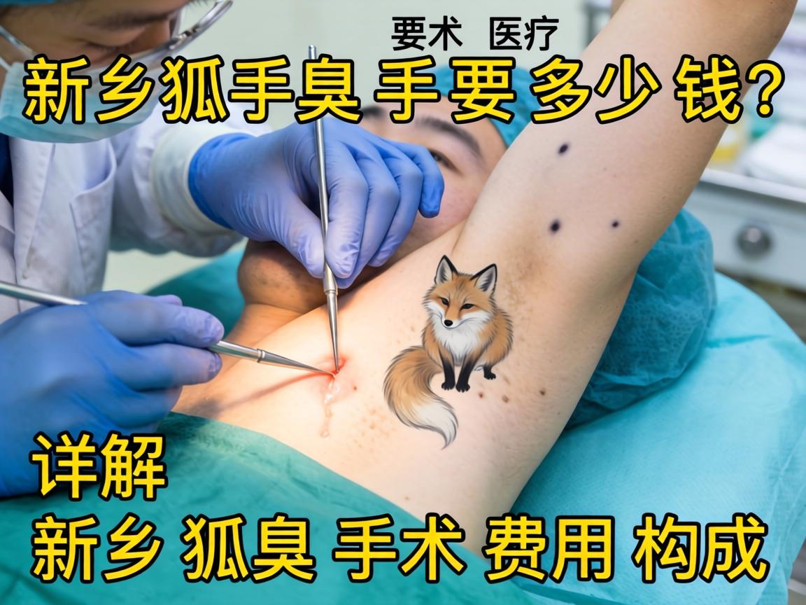 新乡狐臭手术要多少钱？详解新乡狐臭手术费用构成
