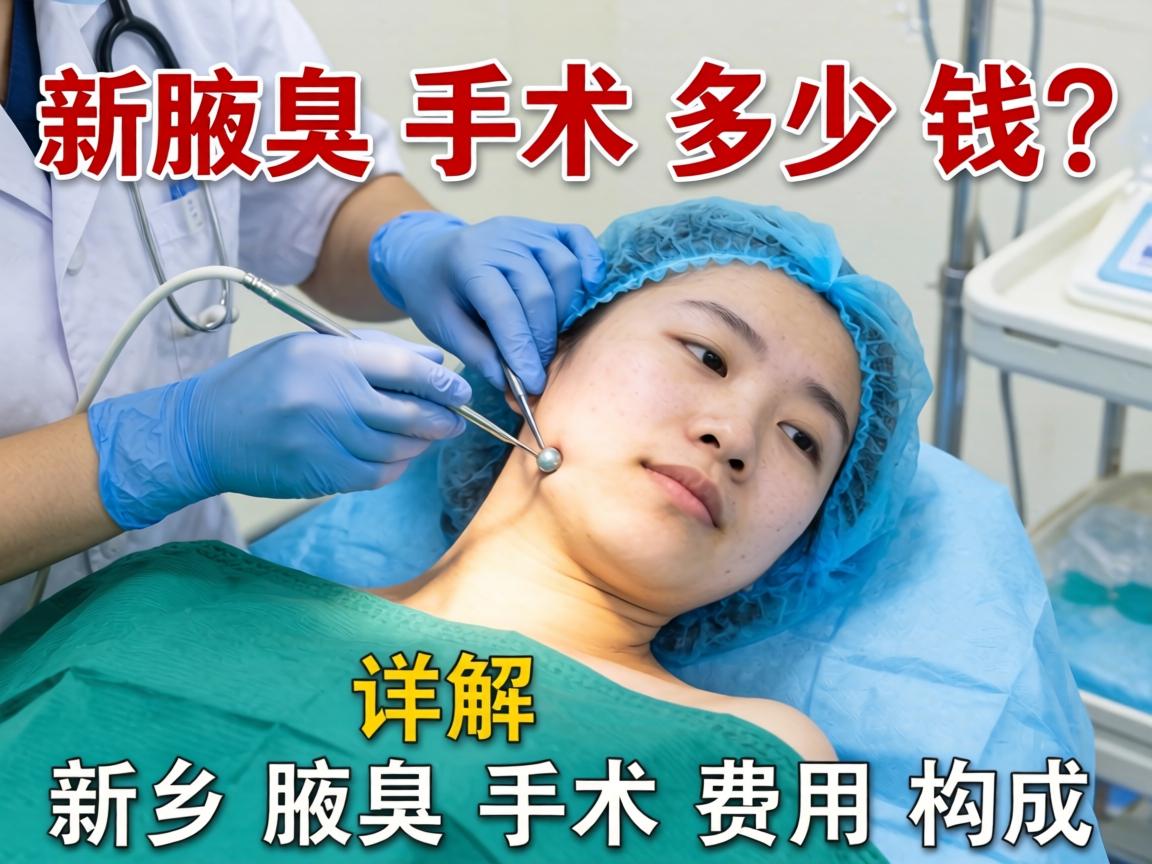 新乡腋臭手术多少钱？详解新乡腋臭手术费用构成