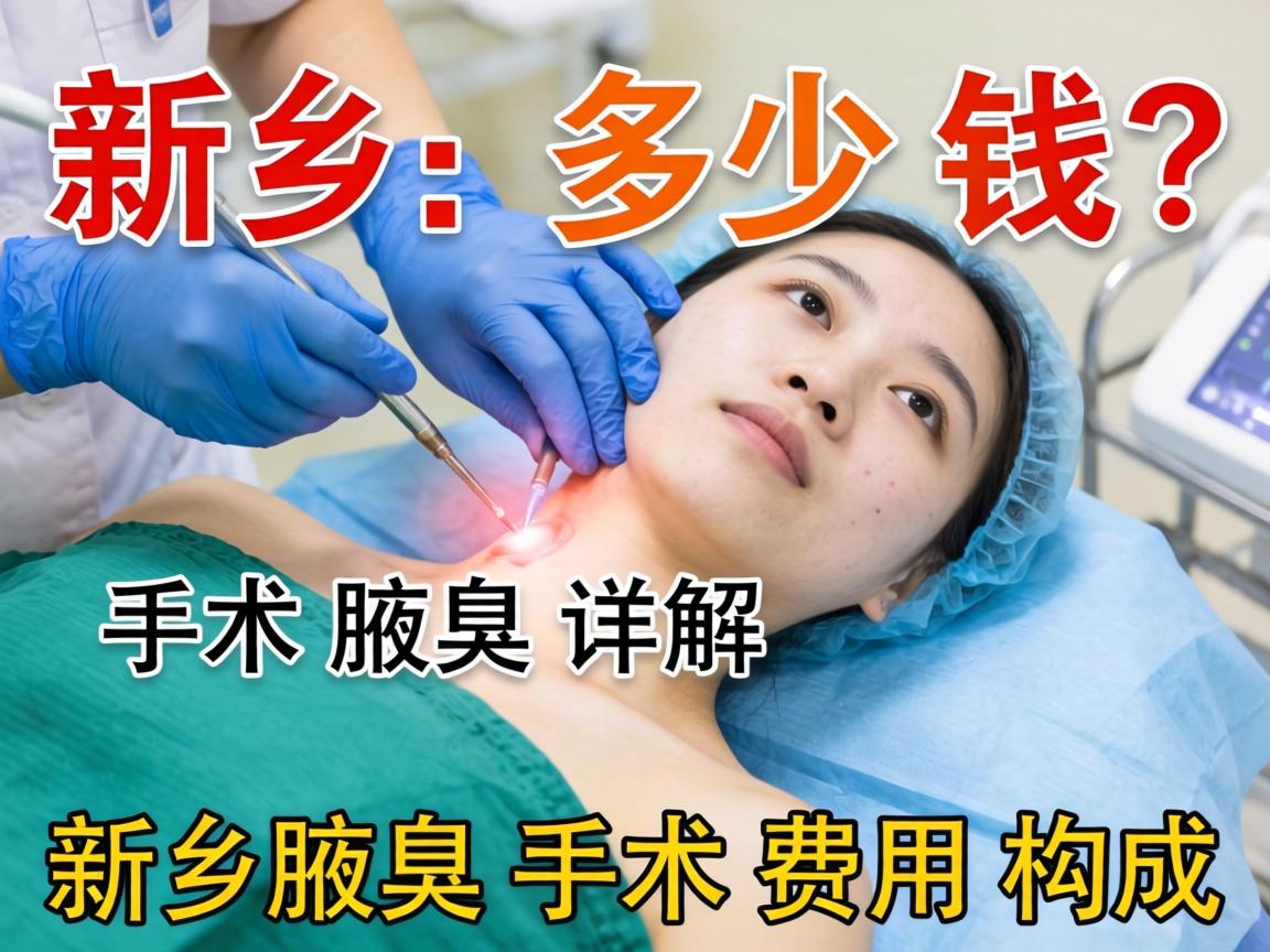 新乡腋臭手术多少钱？详解新乡腋臭手术费用构成