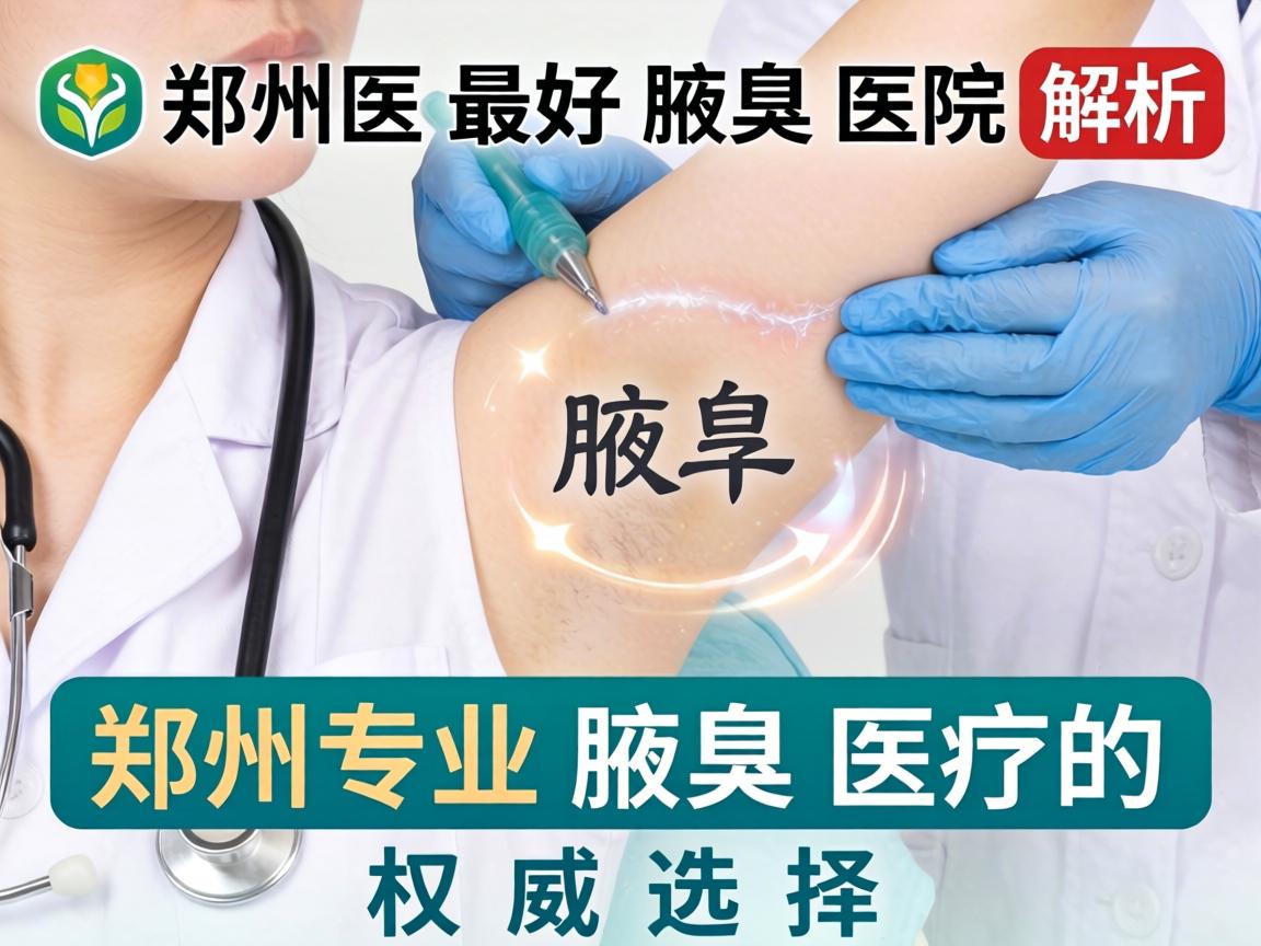 郑州最好腋臭医院解析，郑州专业腋臭医疗的权威选择
