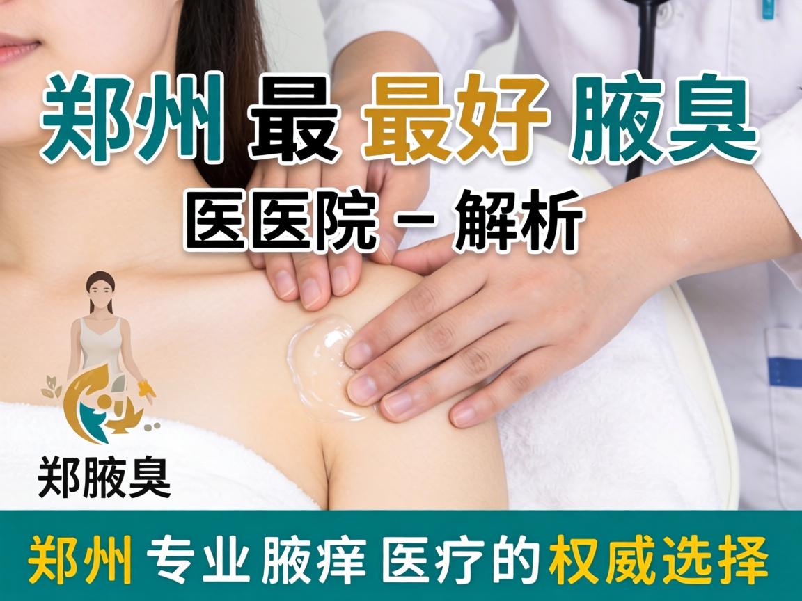 郑州最好腋臭医院解析，郑州专业腋臭医疗的权威选择