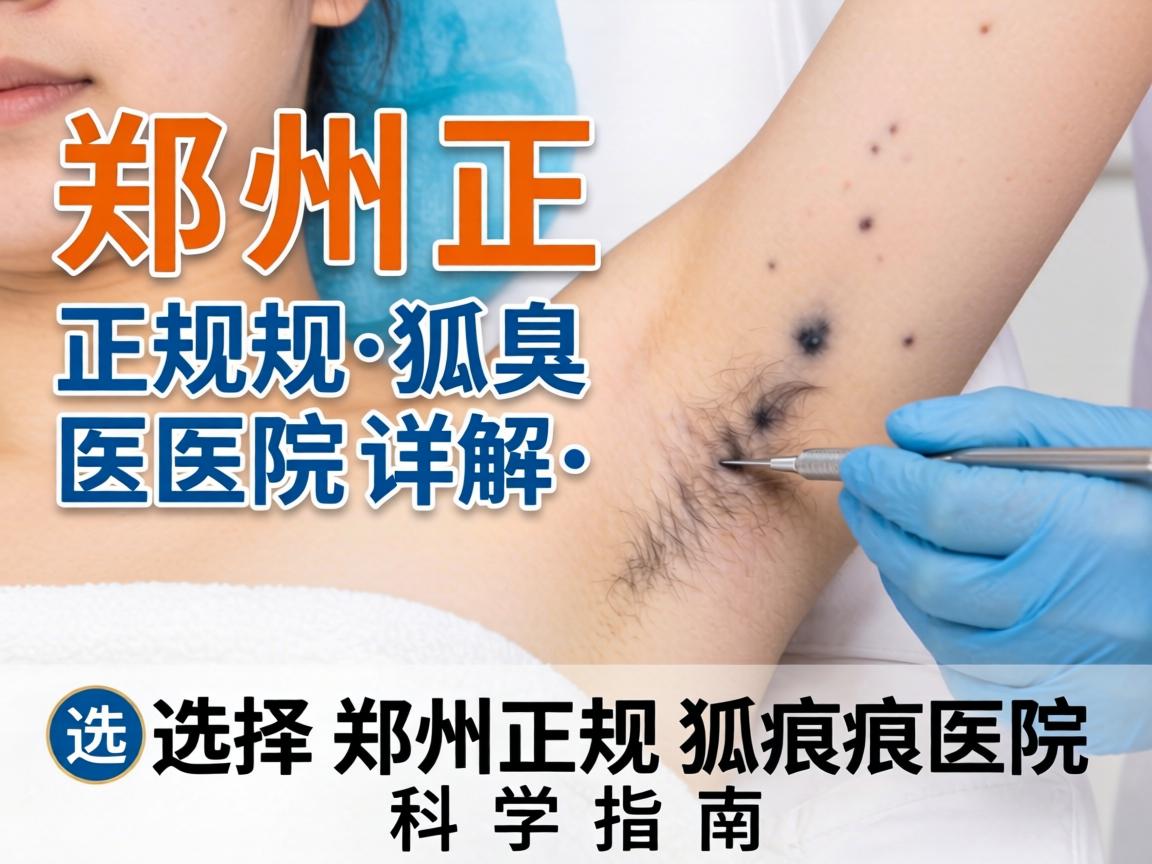 郑州正规狐臭医院详解，选择郑州正规狐臭医院的科学指南