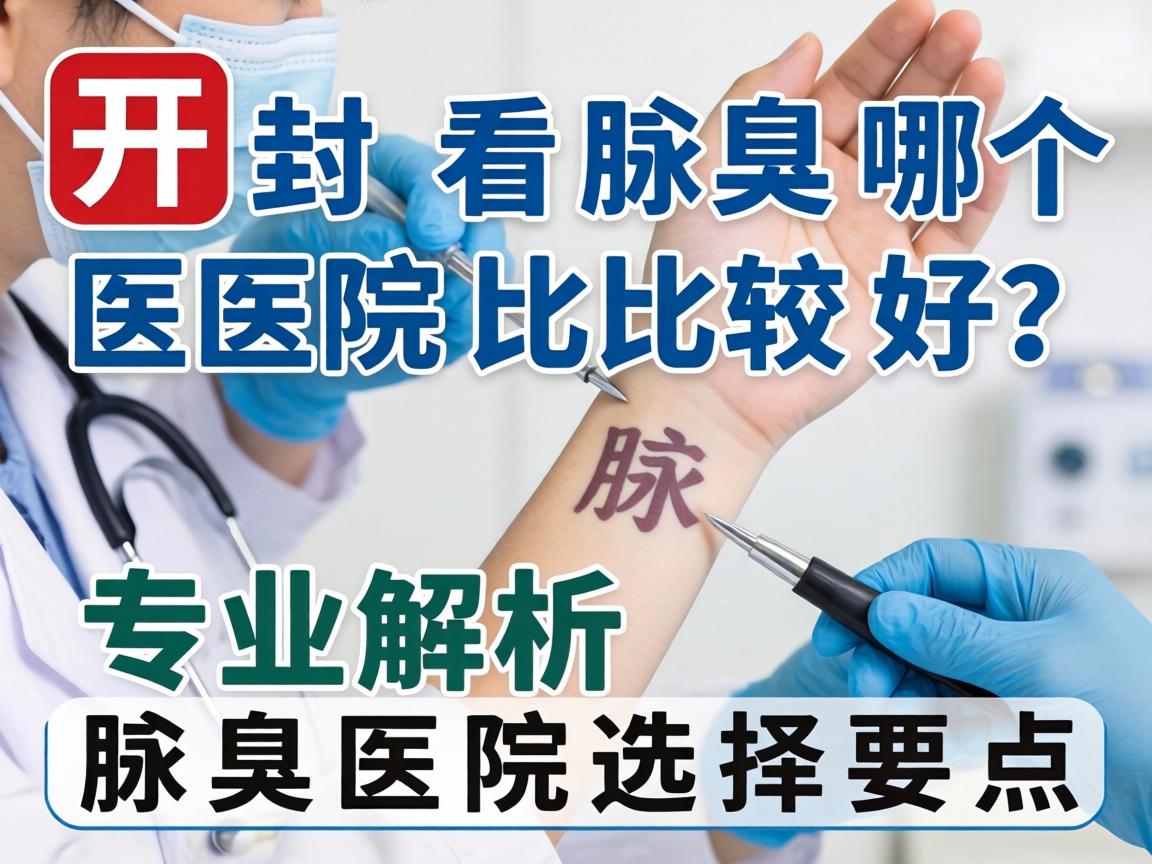 开封看腋臭哪个医院比较好？专业解析腋臭医院选择要点
