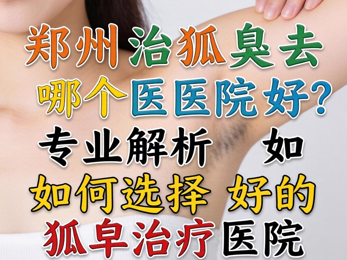 郑州治狐臭去哪个医院好？专业解析如何选择好的狐臭治疗医院