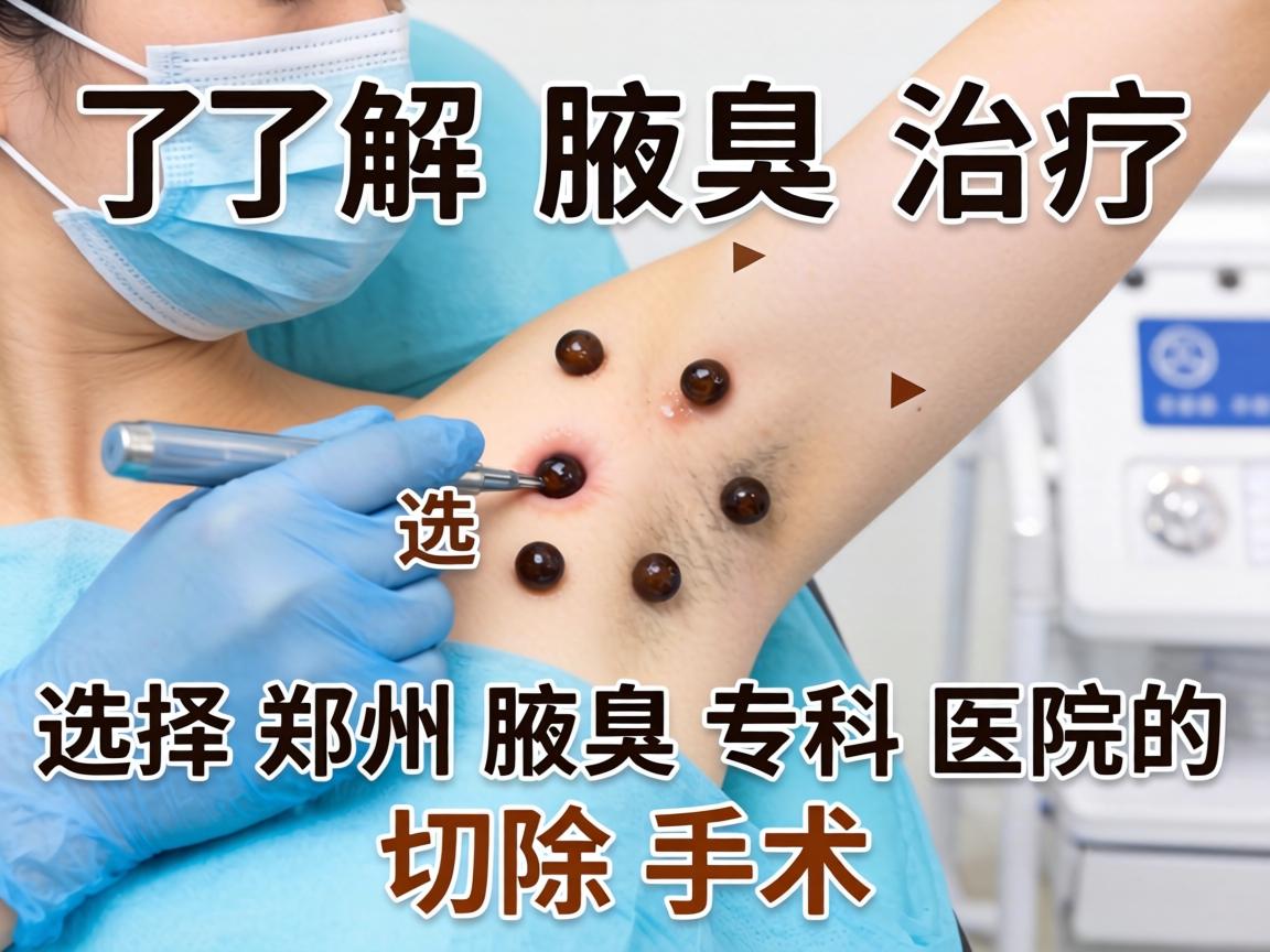 了解腋臭治疗，选择郑州腋臭专科医院的切除手术