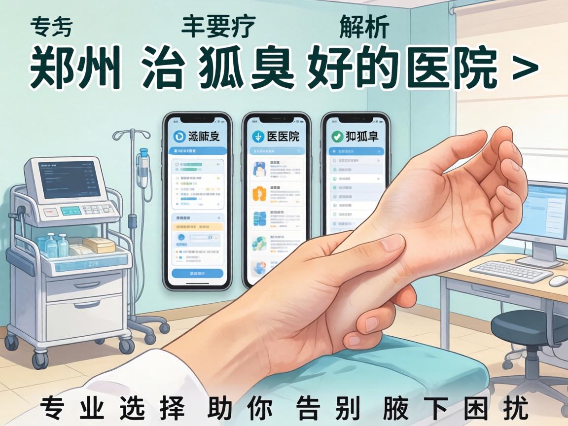 郑州治狐臭好的医院解析，专业选择助你告别腋下困扰