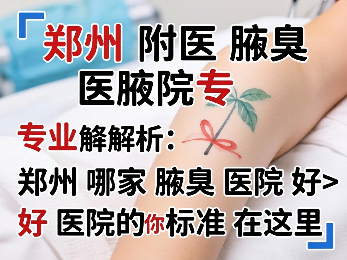郑州附医腋臭医院专业解析，郑州哪家腋臭医院好，好医院的标准在这里