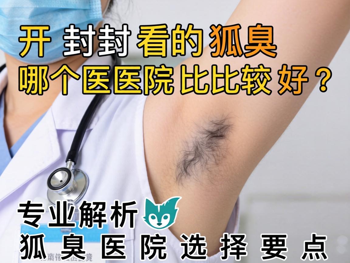 开封看狐臭哪个医院比较好？专业解析狐臭医院选择要点