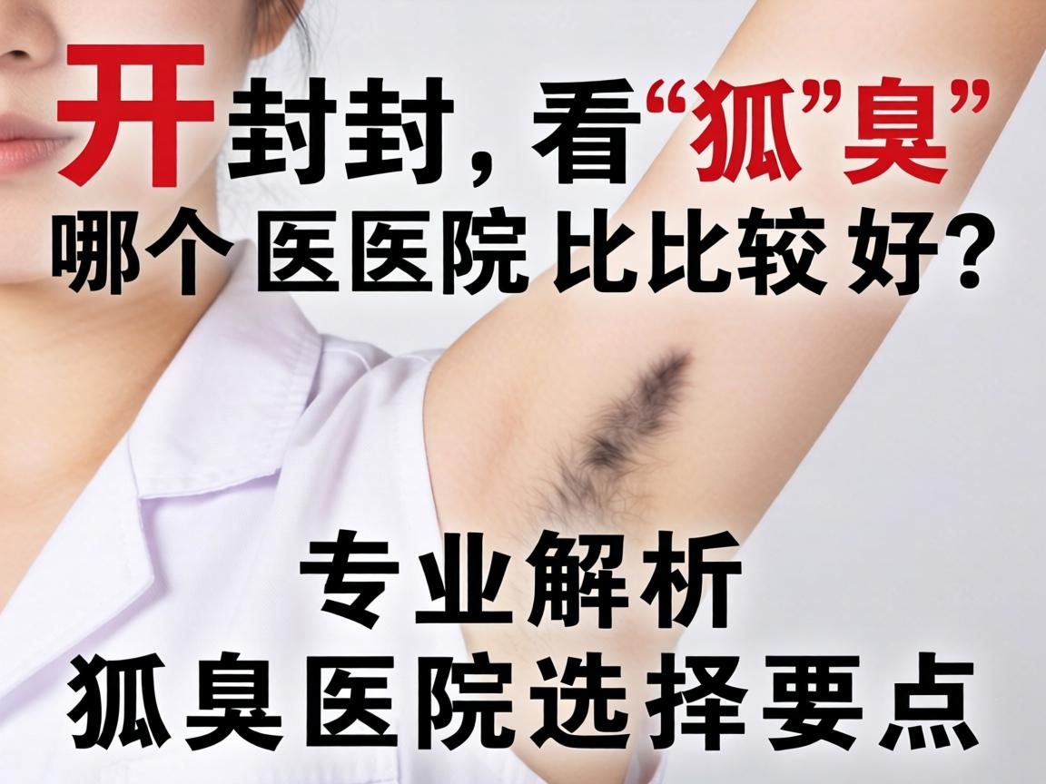 开封看狐臭哪个医院比较好？专业解析狐臭医院选择要点