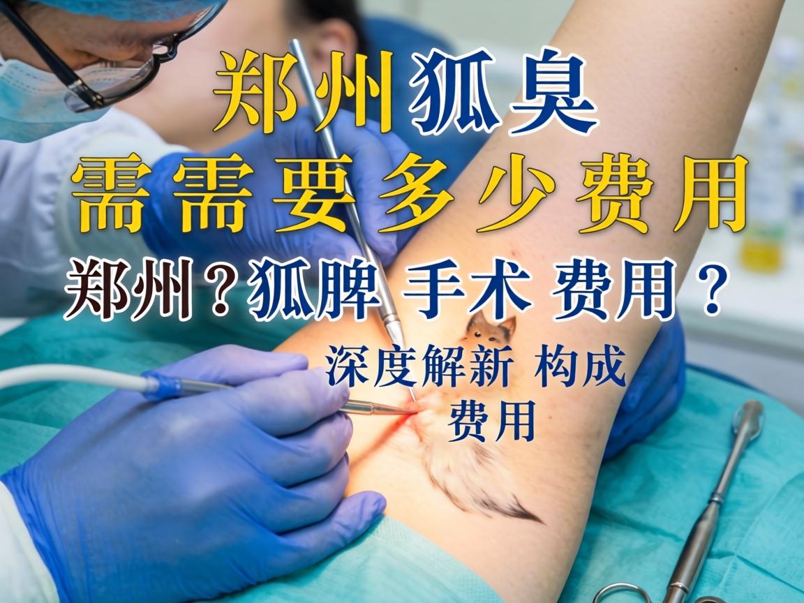 郑州狐臭手术需要多少费用？深度解析郑州狐臭手术费用构成