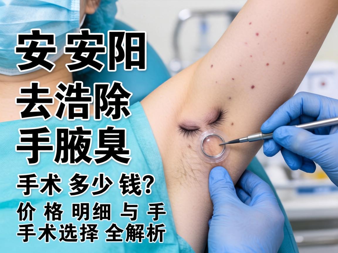 安阳去除腋臭手术多少钱？价格明细与手术选择全解析