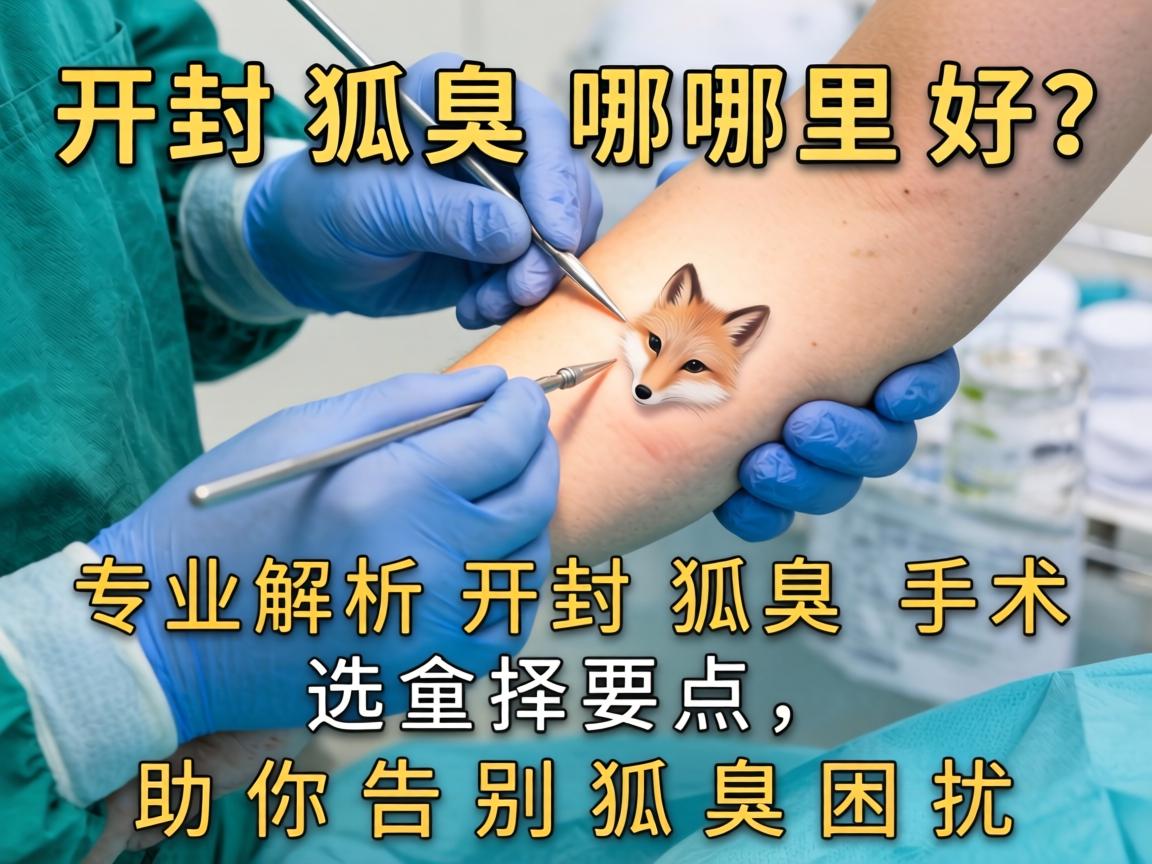 开封狐臭手术哪里好？专业解析开封狐臭手术选择要点，助你告别狐臭困扰