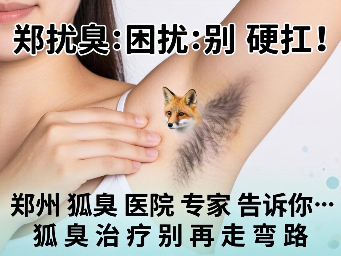狐臭困扰别硬扛！郑州狐臭医院专家告诉你，狐臭治疗别再走弯路