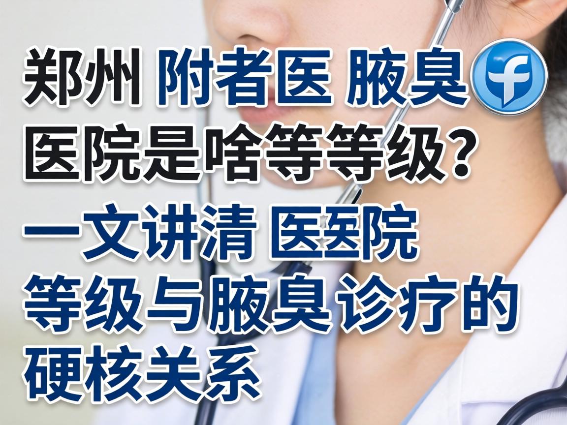 郑州附医腋臭医院是啥等级？一文讲清医院等级与腋臭诊疗的硬核关系