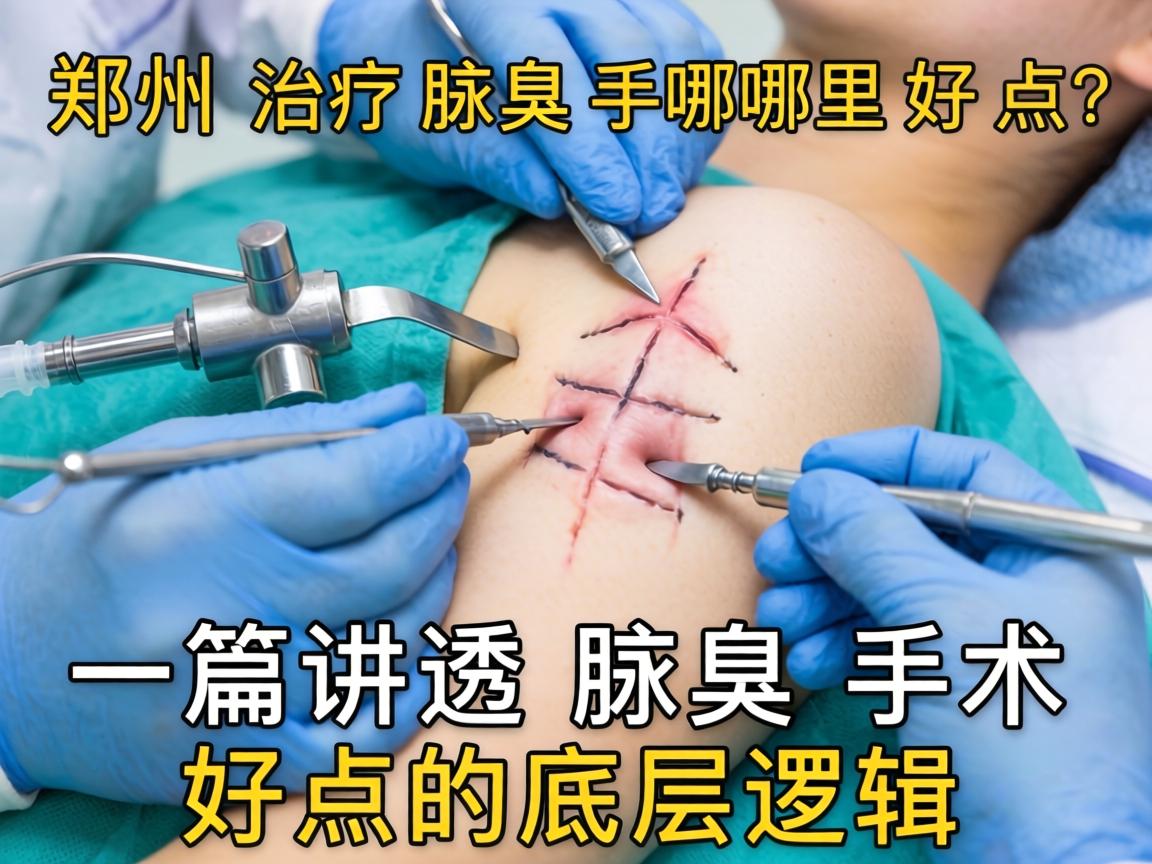 郑州治疗腋臭手术哪里好点？一篇讲透腋臭手术好点的底层逻辑