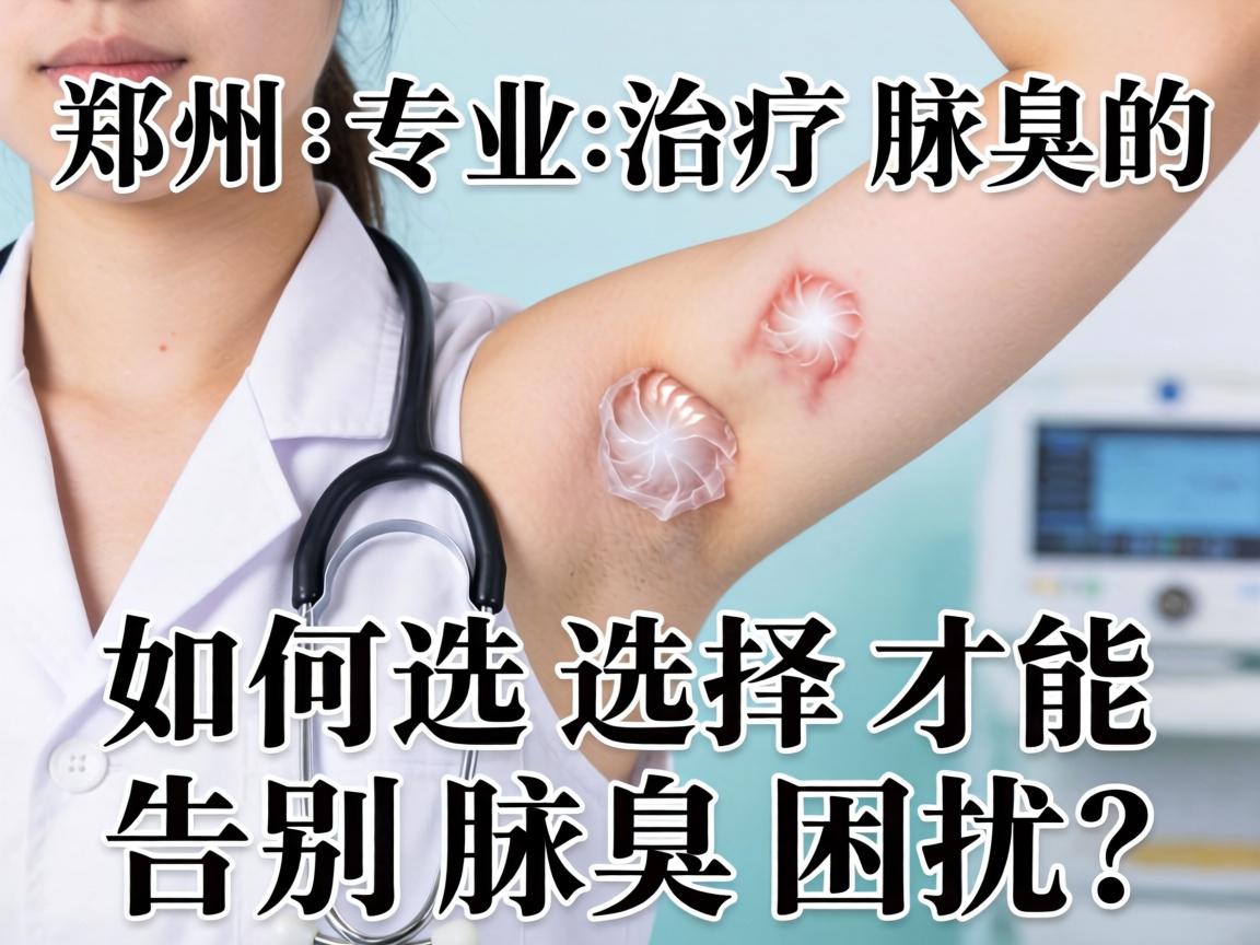 郑州专业治疗腋臭的医院，如何选择才能告别腋臭困扰？